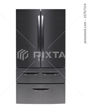 Fridge isolated on white 20767324