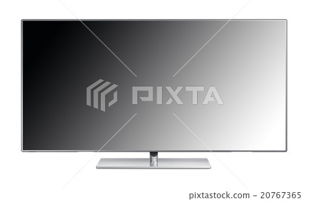 Monitor on white background Monitor on white background 20767365