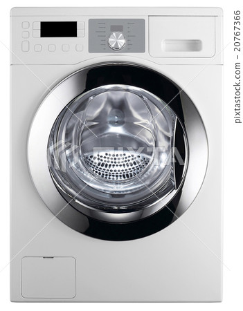 Washing machine isolated on white Washing machine isolated on white 20767366