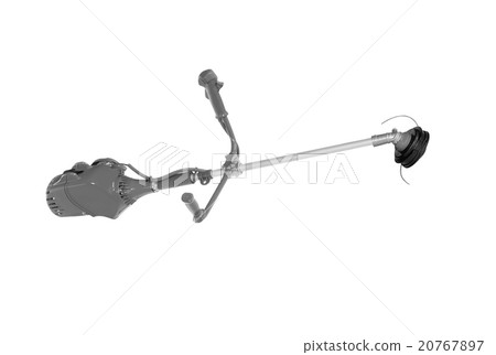 Lawn wower on white backround 20767897