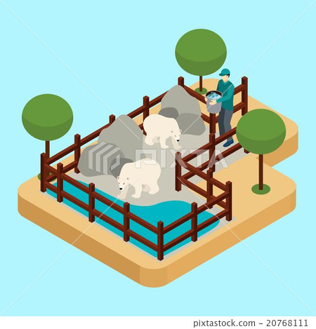 Zoo Worker Illustration  20768111