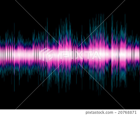 Design abstract digital sound wave. 20768871