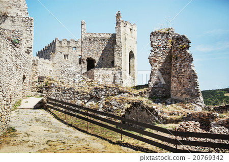 Ruins of Beckov castle, Slovak republic, travel destination Ruins of Beckov castle, Slovak republic, travel destination 20769342