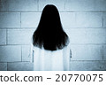 Horror scene of a scary woman 20770075