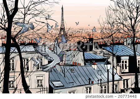 Montmartre in Paris 20773448