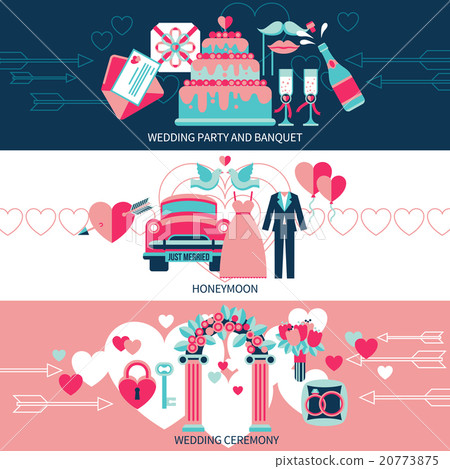 Horizontal Wedding Banners 20773875