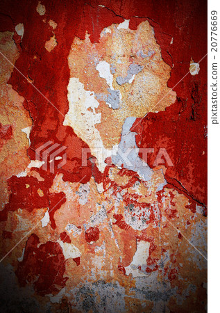 Dramatic grunge red old wall surface background 20776669