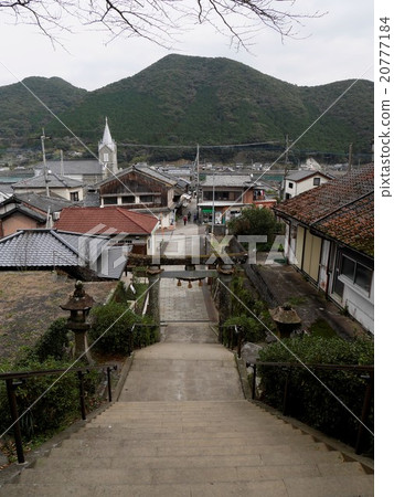 Sakizu Cathedral seen from Suwa Shrine 20777184