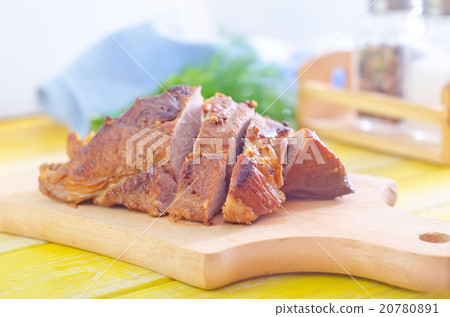 baked meat baked meat 20780891