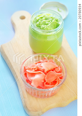 ginger with wasabi 20780934