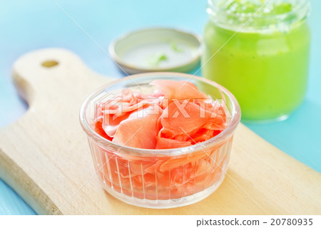 ginger with wasabi 20780935