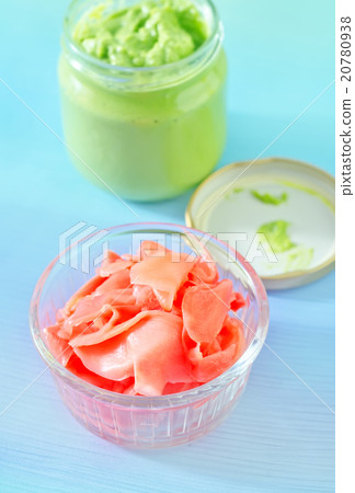 ginger with wasabi 20780938