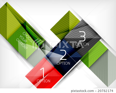 Paper square shapes banner Paper square shapes banner 20782174