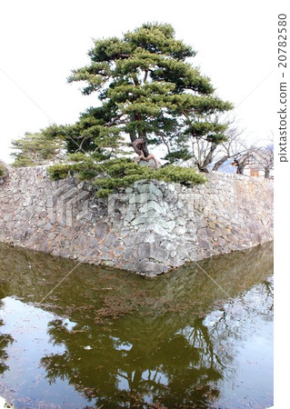 Shinshu Matsushiro castle in the winter Shrine palace Shinshu Matsushiro castle in the winter Shrine palace 20782580