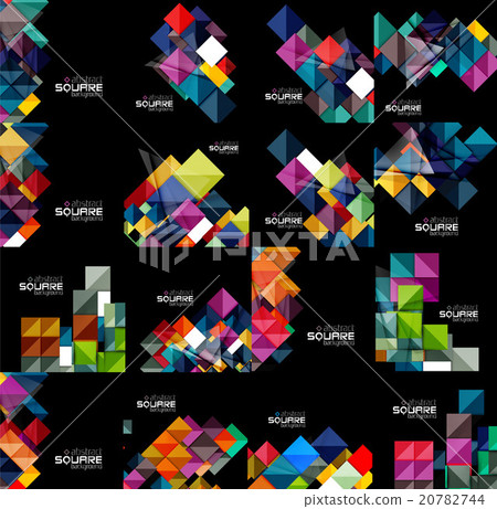 Collection of geometric banners Collection of geometric banners 20782744