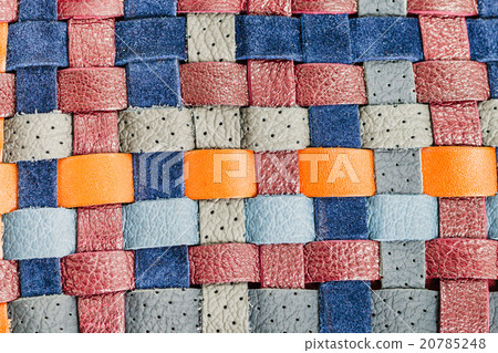 background from flat braided leather tapes background from flat braided leather tapes 20785248