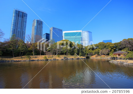 Hamarikyu花園和高層建築 20785596