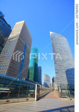 汐留高層建築和Yurikamome 汐留高層建築和Yurikamome 20786992
