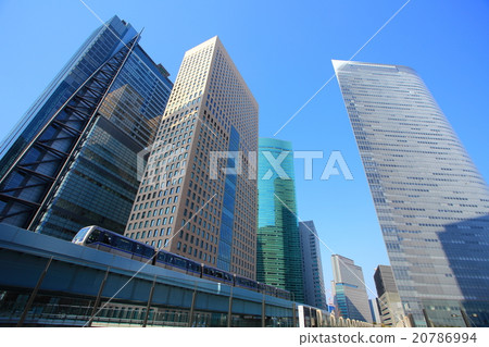 汐留高層建築和Yurikamome 汐留高層建築和Yurikamome 20786994