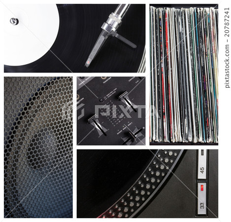 Dj tools collage Dj tools collage 20787241