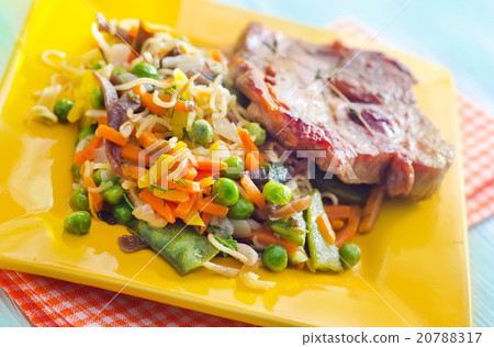 vegetables with meat vegetables with meat 20788317