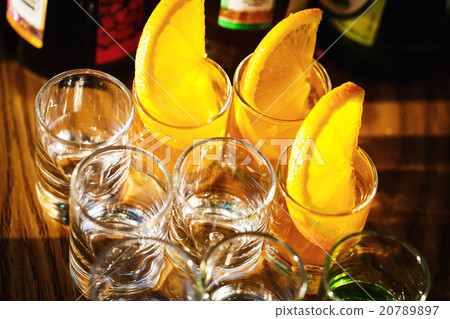 Drink shots with fruits 20789897