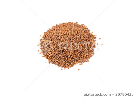 Pile of buckwheat seeds Pile of buckwheat seeds 20790423