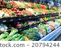 Vegetable stand in supermarket 20794244
