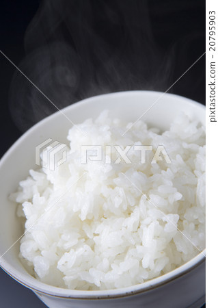 Rice Black Background Rice Black Background 20795903