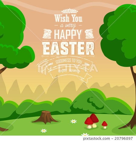 Happy Easter Card Happy Easter Card 20796897