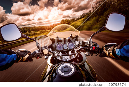 Biker First-person view 20798374