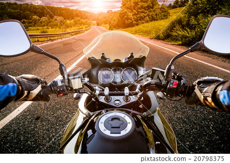Biker First-person view 20798375