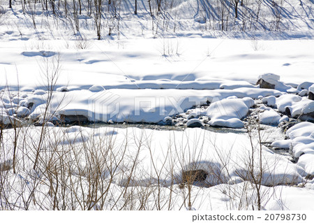 Winter river flow Winter river flow 20798730