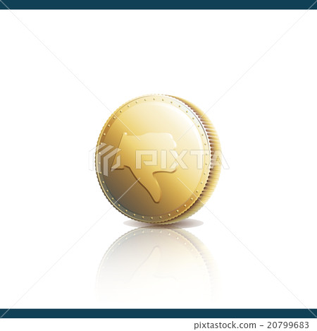 Thumb down on gold coin Thumb down on gold coin 20799683