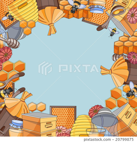 doodle vector set of apiary doodle vector set of apiary 20799875