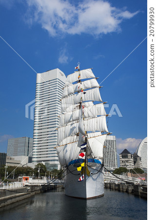 帆船Nihon Maru的帆帆展帆·全弓裝飾 20799930