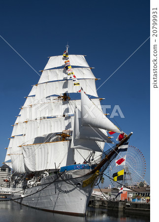 帆船Nihon Maru的帆帆展帆·全弓裝飾 20799931