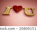 Dimensional inscription of I LOVE You  20800151