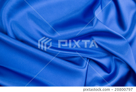 Blue silk drapery. Blue silk drapery. 20800797
