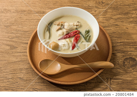 Thai Coconut Soup Tom Carrage Soup of Tom kha khai Thailand 20801484