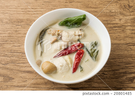 湯姆kha khai泰國泰國椰子湯湯姆車庫湯 20801485