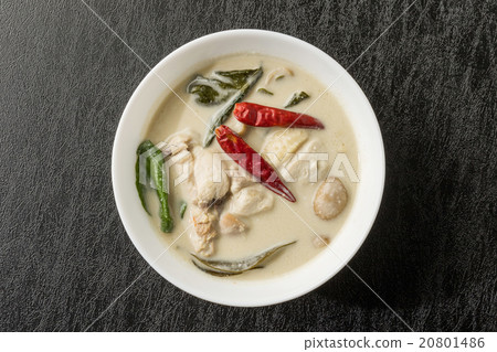 湯姆kha khai泰國泰國椰子湯湯姆車庫湯 20801486