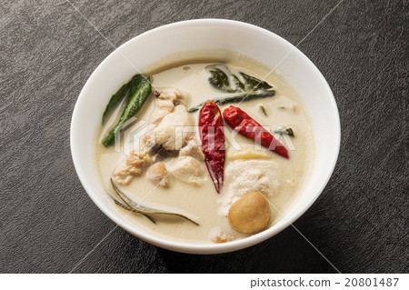 湯姆kha khai泰國泰國椰子湯湯姆車庫湯 20801487