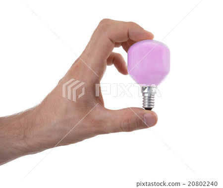 Hand holding an light bulb Hand holding an light bulb 20802240