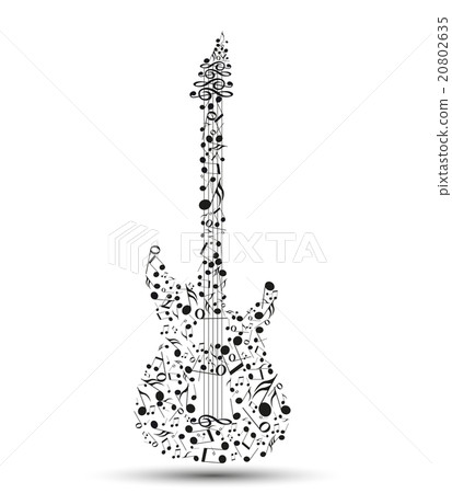 Vector electric guitar 20802635