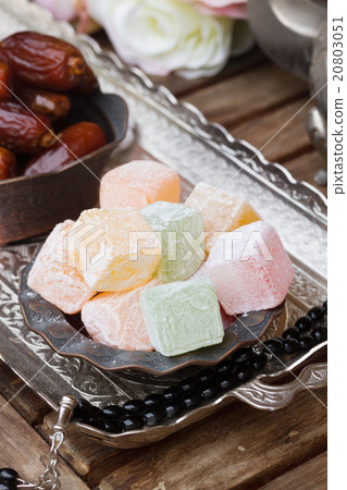 Lumps of Lokum or Turkish Delight 20803051