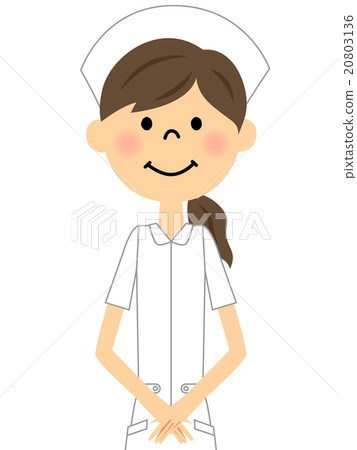 Greeting from a nurse - Stock Illustration [20803136] - PIXTA