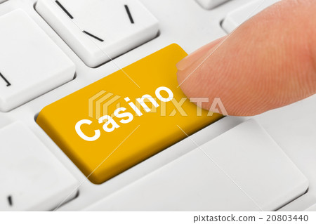 Computer notebook keyboard with Casino key 20803440