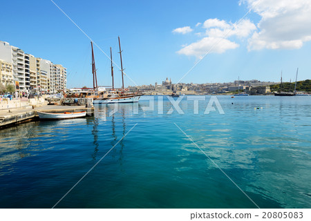 The Hera cruises yachts and view on Valletta 20805083