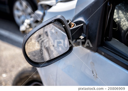 Damaged car after the accident Damaged car after the accident 20806909